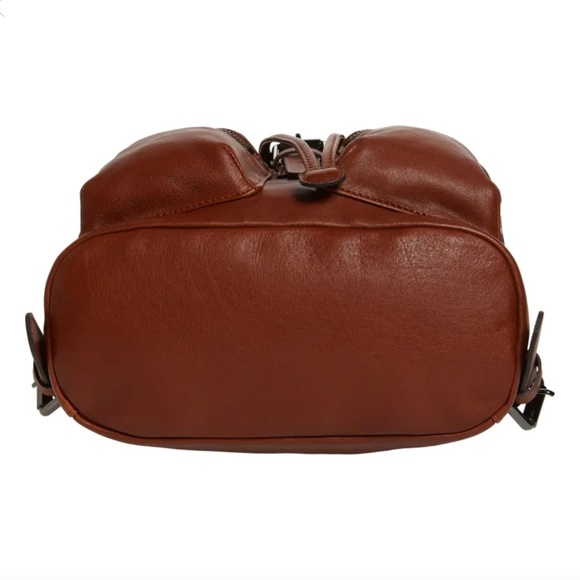 NEW $890 Longchamp Small 3D Leather Backpack in Cognac! - Picture 6 of 12